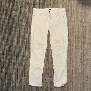 PAIGE “Kylie Crop” Skinny Cropped White Jeans - Size 28
